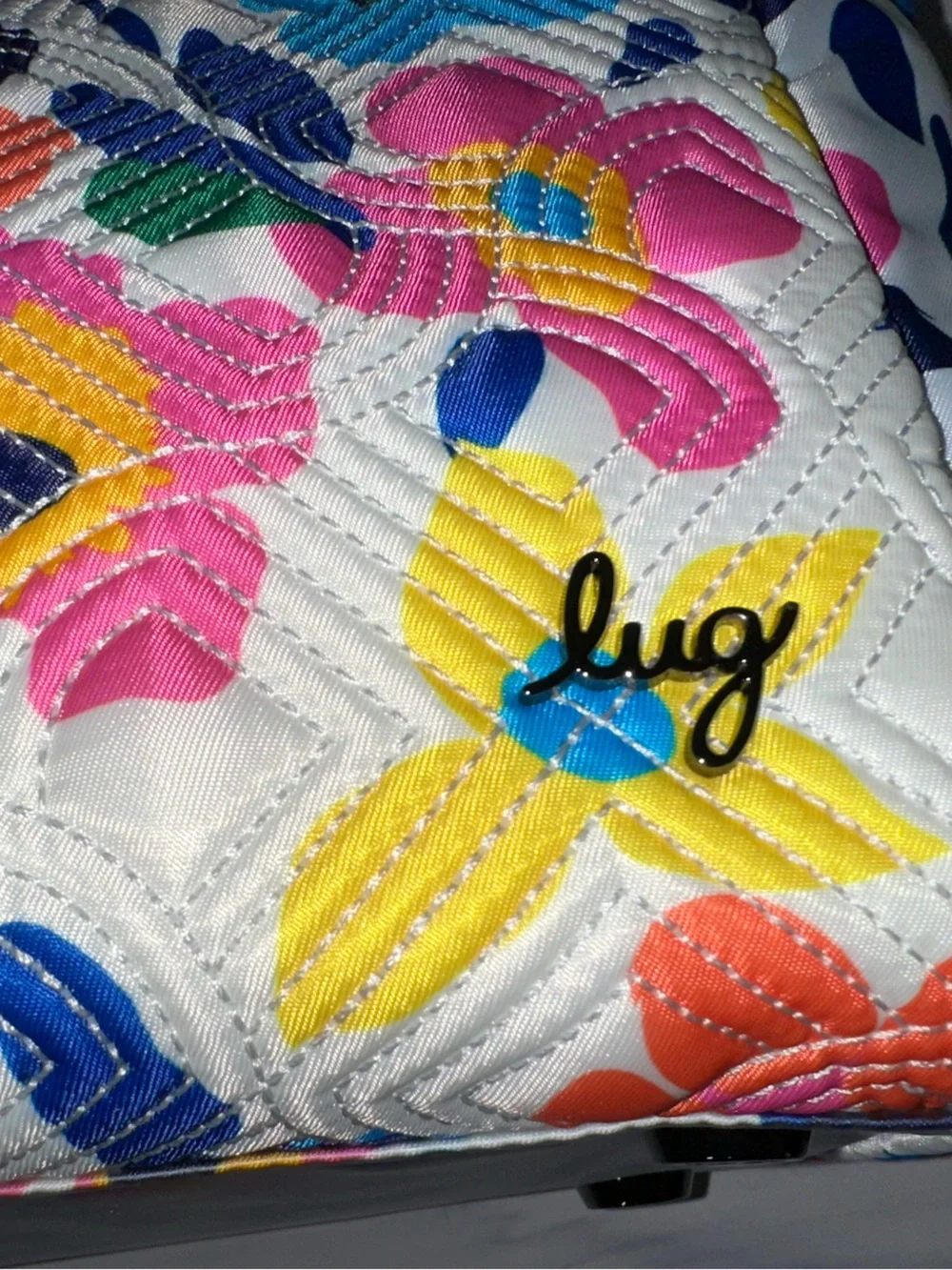 Lug Dilly Dally Convertible Tote Bag Wildflower Brights NEW